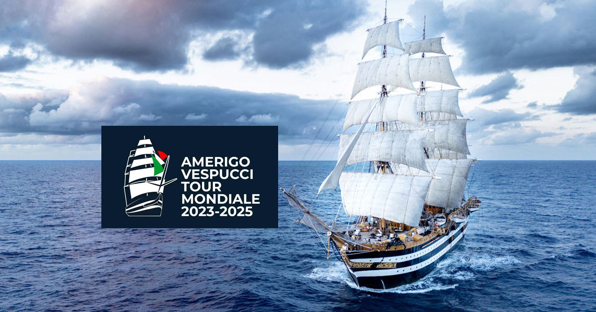 Immagine relativa alla notizia La nave Amerigo Vespucci a Reggio Calabria