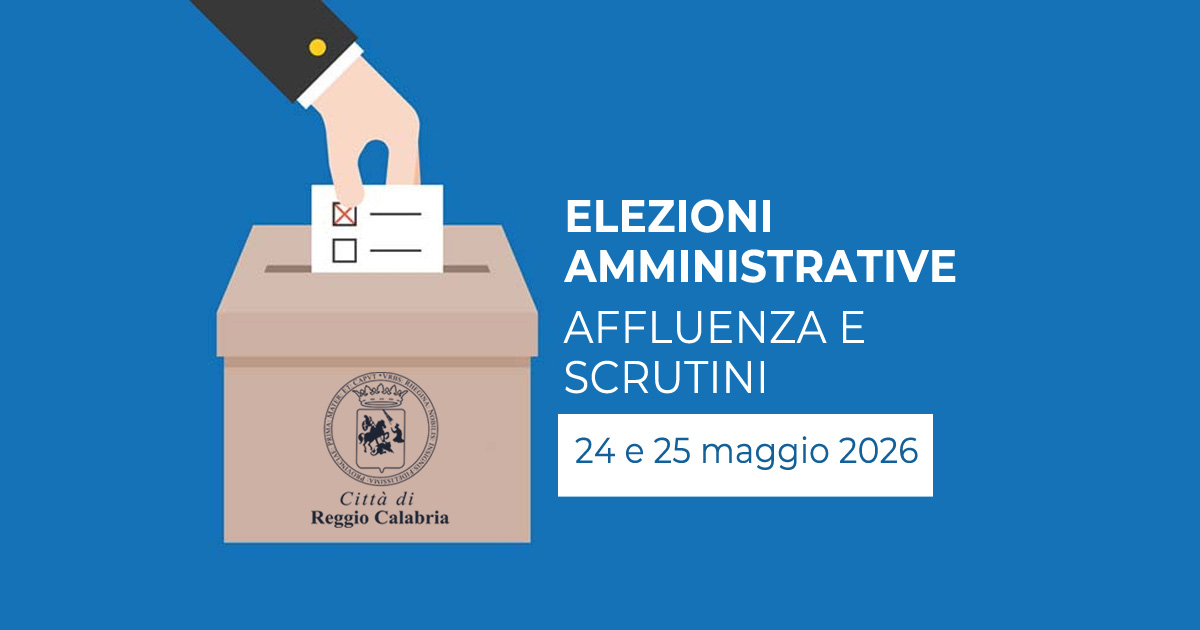 Immagine relativa alla notizia Elezioni Amministrative del 24 e 25 maggio 2026 - dati Affluenza e scrutini