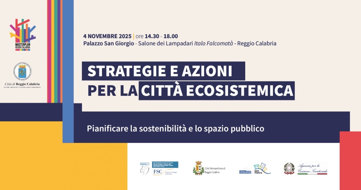Immagine relativa alla notizia Conferenza stampa - Strategie e azioni per la città ecosistemica (Masterplan RC)