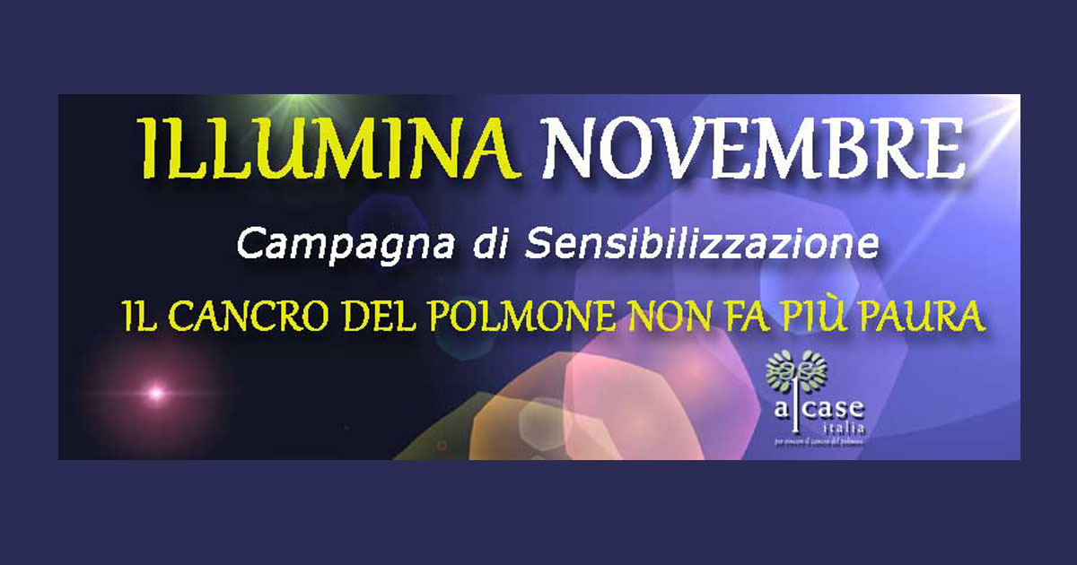 Immagine relativa alla notizia Comunicato stampa iniziativa "ILLUMINA NOVEMBRE 2023" - Associazione ALCASE Italia